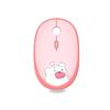 2.4G Wireless Silent Mouse: Cute Design for Both Left and Right Hands