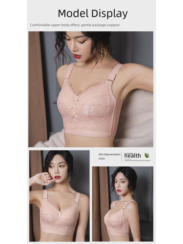 Большой красный регулируемый бюстгальтер с полной чашкой для женщин больших размеров с дизайном на нескольких пуговицах