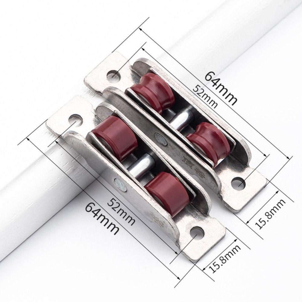 Фурнитура для раздвижных дверей Оконный ролик 80 Тип Пазовое колесо Прочный Дверной раздвижной ролик