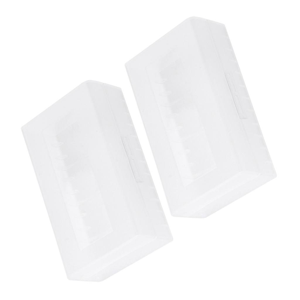 2PCS 2*20700 21700 Battery Box Container NonWaterproof Battery Storage Box