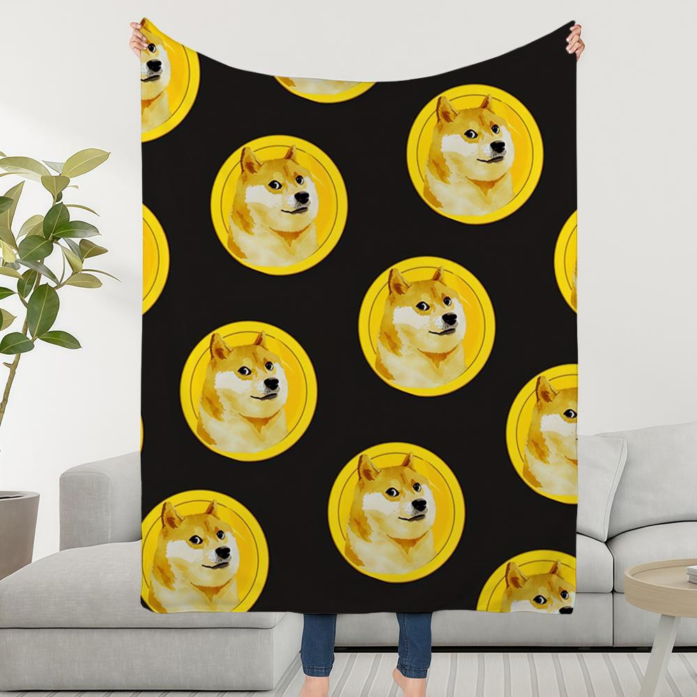 Плед-покрывало Супер Уютный Плюшевый Гостиная Диван Cheems Doge Диван Смешной Детский Подарки на День Рождения