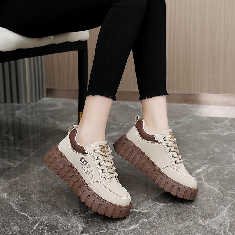 New Spring and Summer High-rise Shoes for The Shoe, The Wear-resistant Street Photography Trend Simple Women's Shoes for Students