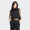 City Escape Crop Vest   Black Jf3418