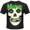 Misfits Glow Jurek Skull Rock Punk Официальная футболка мужская унисекс