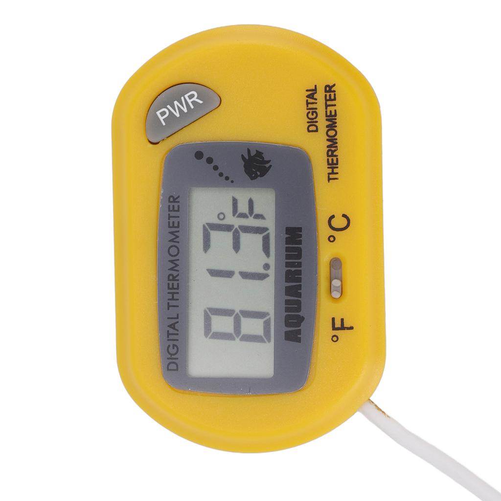 Aquarium Thermometer LCD Digital Fish Water Terrarium Temperature with Suction Cup