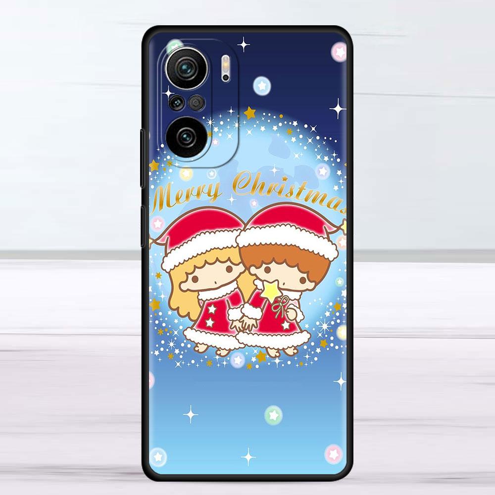 Милый чехол LittleTwinStars для Xiaomi Redmi Note 111 9S 10 9 8 7 9A 9C 9i K40 8T 10C 9T K50 силиконовый чехол для телефона