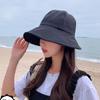 Уличная женская рыбацкая шляпа, складная с большими полями, регулируемая застежка-лента, защита от солнца, защита от ультрафиолета, пляжная кепка, садовая дорожная шляпа