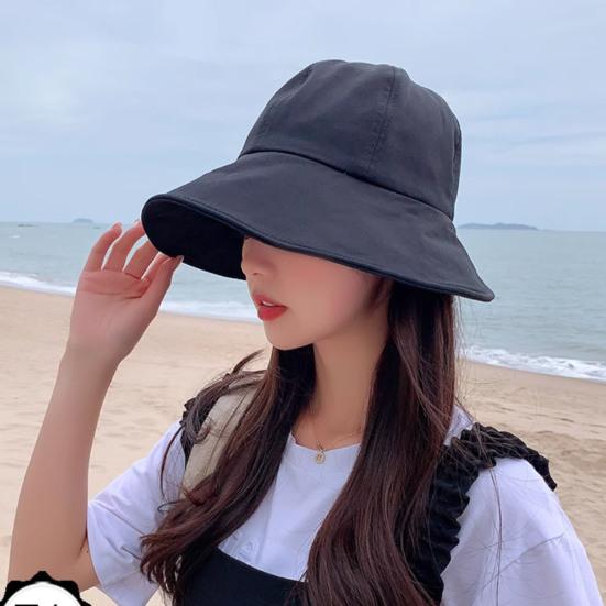 Уличная женская рыбацкая шляпа, складная с большими полями, регулируемая застежка-лента, защита от солнца, защита от ультрафиолета, пляжная кепка, садовая дорожная шляпа