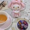 Милый ретро-стиль Сёва Токио Скайтри Ограниченная серия My Melody Мягкий Плюшевый Подвеска Сладкая розовая Мелоди Мягкая игрушка Брелок Декор Подарок