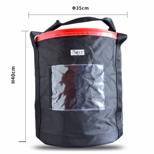 YOTENKA Lifting Bucket with Drawstring, Thick Steel Bottom, Maximum Load Capacity 100kg, 35cm*H40cm