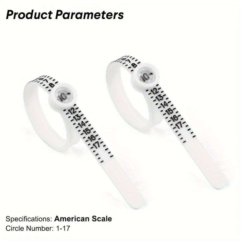 Ring Sizer with Magnifying Glass USA Rings Size Soft Plastic Finger Size Gauge Measuring Tool Jewelry Sizing Tools