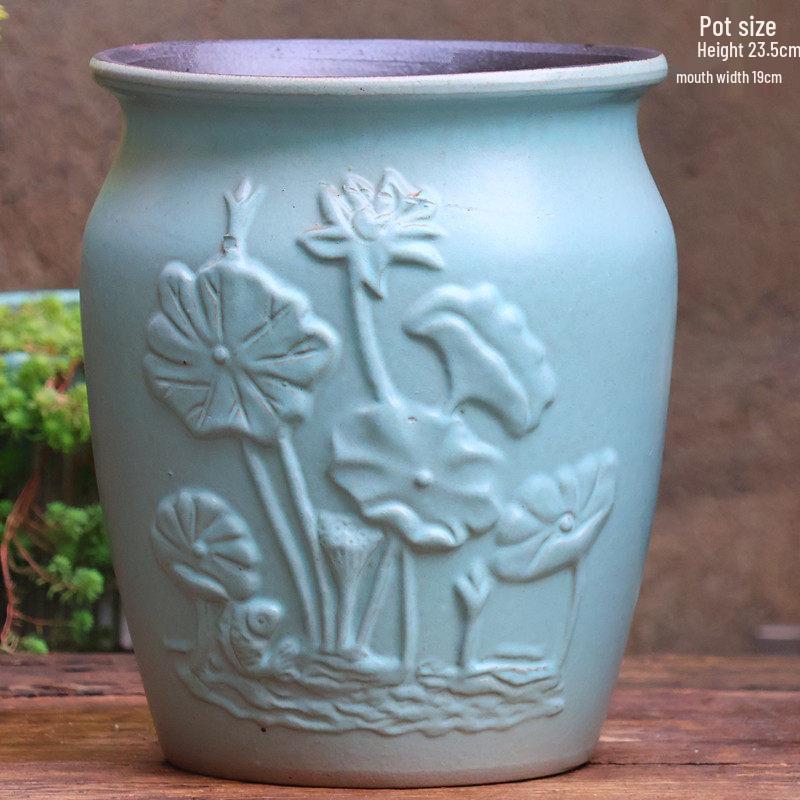 Специальное предложение: Высокий ретро-керамический цветочный горшок для суккулентов или зеленого редиса