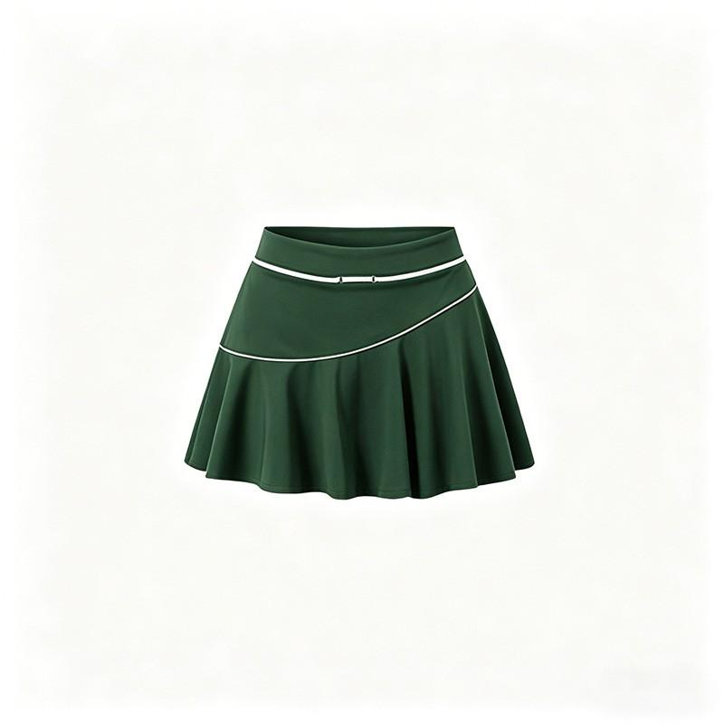 Womens Tennis Outfit Set Quick-Dry Supportive Racerback Skort Sports Wear Badminton Yoga Running