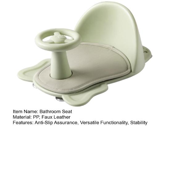 Baby Bath Seat Non-Slip Toddler Chair Adjustable Infant Shower Support