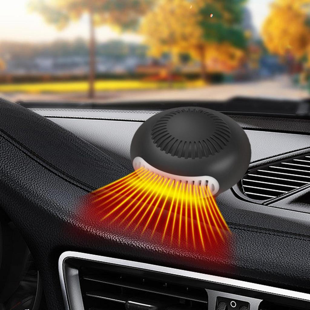 Car Fan Heater Windscreen Defogger Degree Rotatable Defrosting