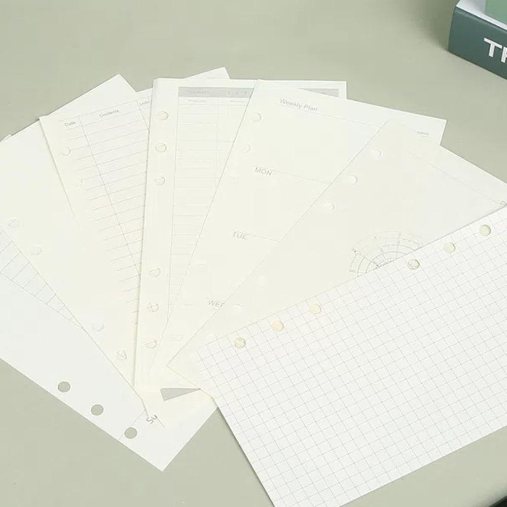 Refill Spiral Binder Loose-Leaf Notebook Refill Paper 45Sheet Spiral Binder Notebook Paper  Diary