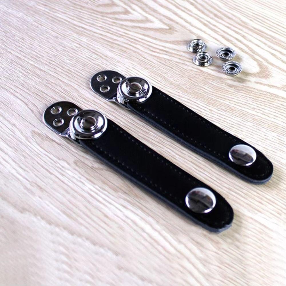 2Pcs PU Leather Accordion Bellows Buckle Double Layer Buckle Bass Accordions  Bass Accordions