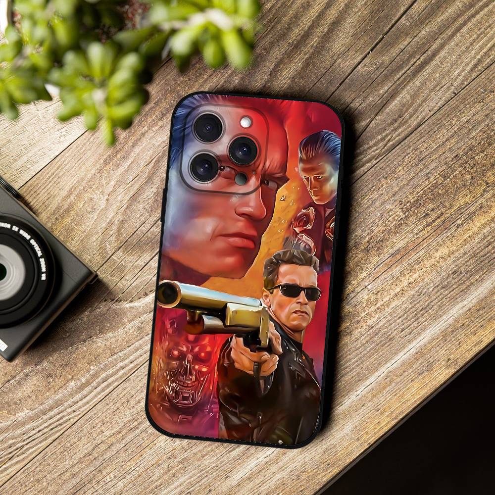 Чехол для телефона Арнольд Шварценеггер Терминатор Для iPhone 17 16 15 14 13 12 11 PRO MAX PLUS Mini ТПУ Мягкий Приятный для кожи Чехол