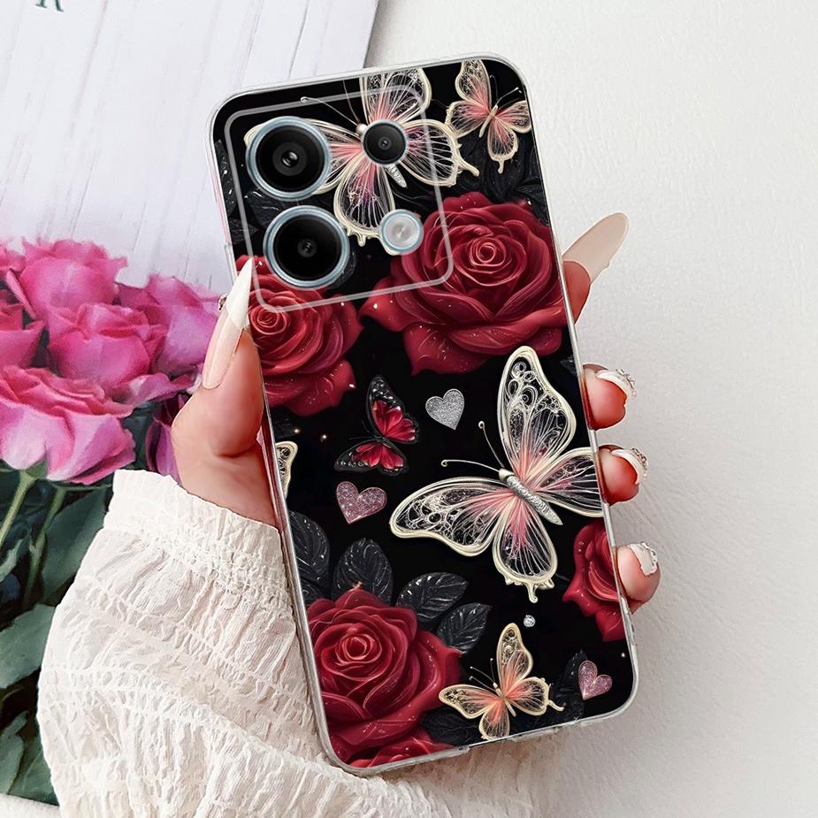 Для Xiaomi Redmi Note 13 Pro 4G Чехол Роскошный Популярный Расписной Чехол Мягкий Тонкий Чехол для Телефона Для Redmi Note 13 Pro Plus Note13 5G Сумки