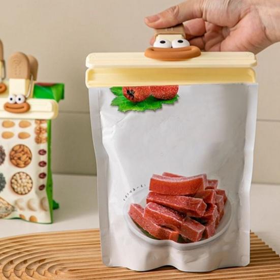 Зажимы для запечатывания пищевых продуктов Зажимы для чипсов Зажимы для пищевых пакетов для холодильника Фотографии новинок Губы в форме колбасы Зажимы для пакетов с закусками для кухни