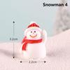 Micro Landscape Fairy Garden Christmas Accessory Santa Claus Figurines Miniature Snowman Xmas Tree