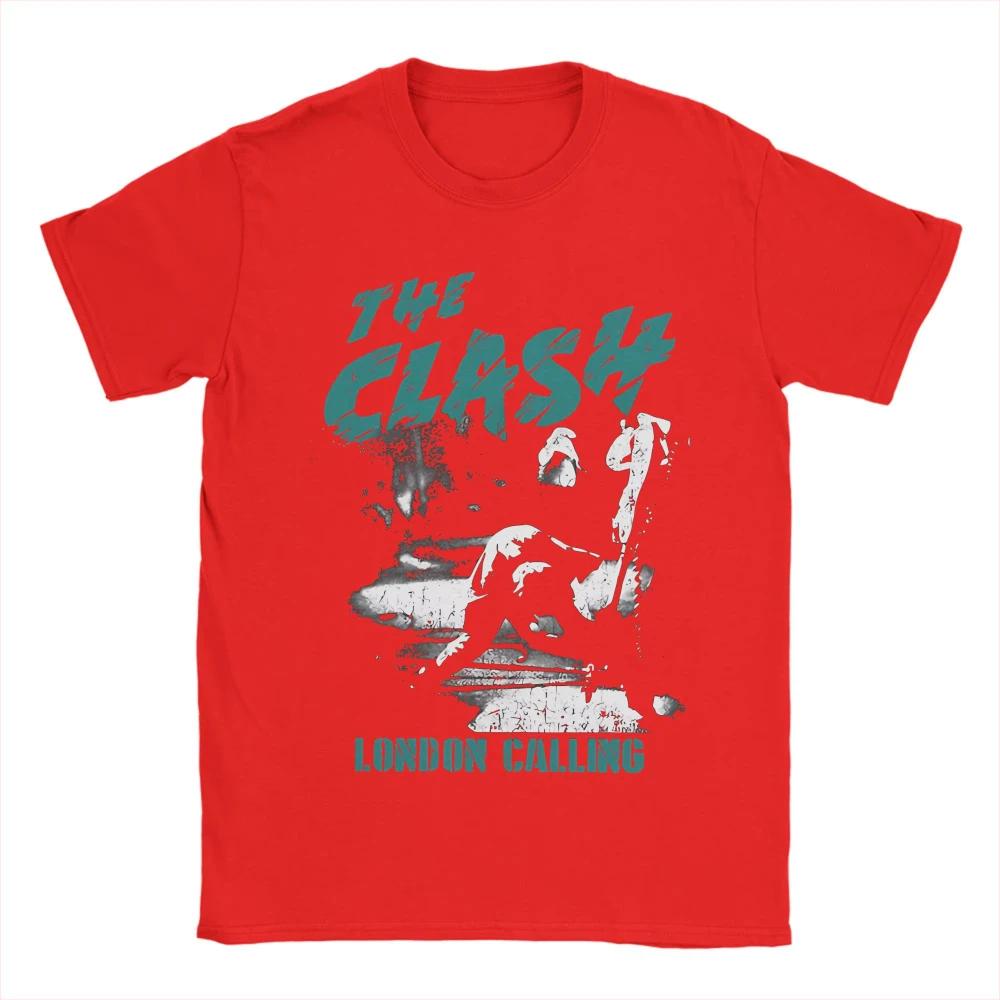 The Clash London Concert Punk Theme T-Shirt - Loose Fit Cotton Unisex Streetwear Top Graphic T Shirts Harajuku T Shirt