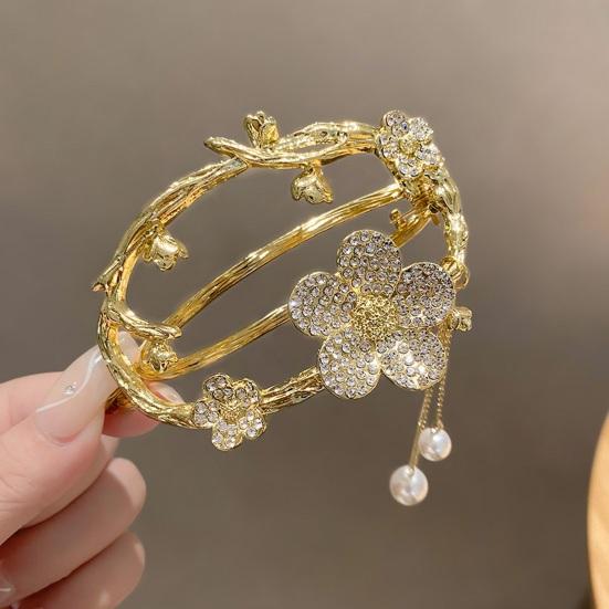 Заколка для волос с кисточками и стразами, искусственный жемчуг, сказочный рыбий хвост, цветок, дизайн бабочки, элегантная заколка для волос, женские аксессуары для волос