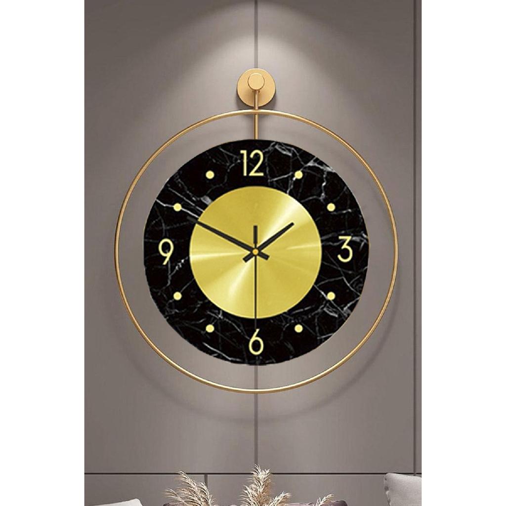 Dore Time 60 см золотые современные декоративные металлические настенные часы