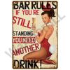 Cocktail Tin Sign Plaque Metal Sign Plate Vintage Posters Wall Art Decoration For Bar Pub Club Man Cave Iron Painting Home Decor