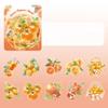 10 Pcs INS Fruit Grape Strawberry Lemon  for Journaling Planner Scrapbooking Material Sticker Creative DIY Decoration Stationery