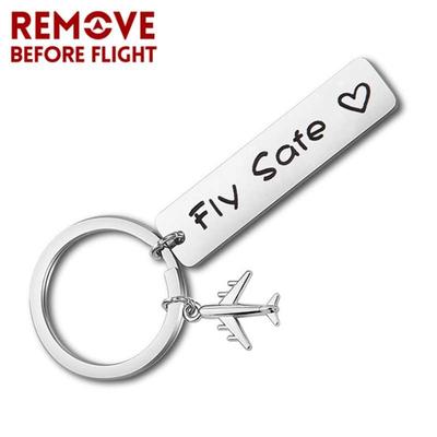 Брелок для ключей Drive Safe Fly Safe, брелок для ключей с самолетом, брелок для ключей с пилотом, ювелирные изделия
