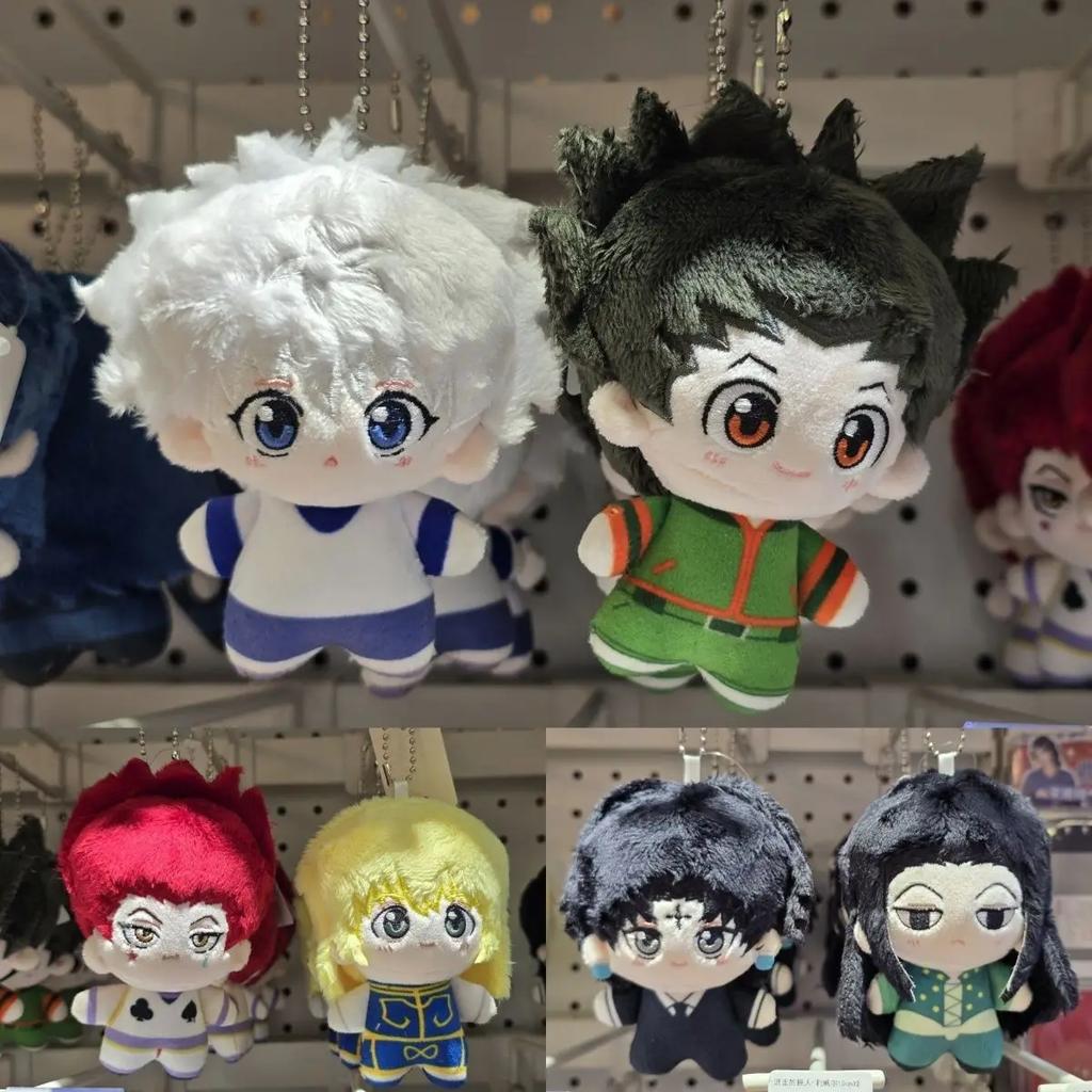 Hunter x Hunter Anime Plush Keychain 10cm Soft Cotton Doll Illumi Hisoka Killua Backpack Pendant