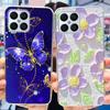 Красивый чехол с принтом для Honor X8 TFY-LX1 TFY-LX2 TFY-LX3 Мягкая задняя крышка из силикона TPU для чехлов телефона HonorX8 X 8 4G