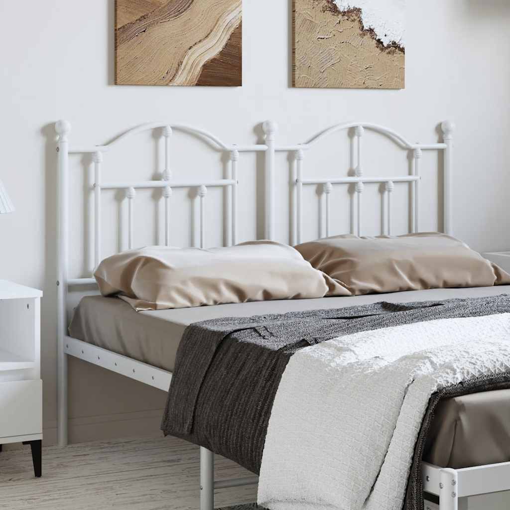 Replacement Headboard Metal White 150 cm