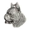Boxer, German Boxer I - Dog necklace in gift box, silver-plated locket for dog fan, striking pendant by Art-Dog brand
