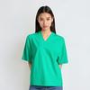 Fear of God Essentials Футболка с V-образным вырезом Мятный Лист Унисекс Топы Зеленый 125SP244212F