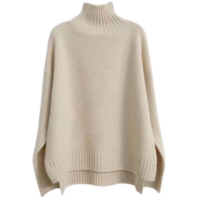 Dimanaf 2024 Осень Женские Полосатые Свитера Вязание Базовая Мода О-Образный Вырез Стиль Свободный Пуловер Свитер