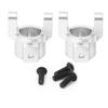 Aluminum Alloy Caster Mount (l R) Parts Fit for RGT 1 10 EX86100 RC Car ModelSilver R86022S