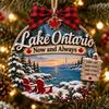 Acrylic Lake Ontario Christmas Ornament Decorative Hanging Tree Decoration 10cm 15cm Holiday Home Party Gift