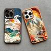 Печать чехла для телефона с пейзажем Для iPhone 13 15 11 12 Pro Max 14 7 8 Plus SE2 XS X XR Креативные горы Ударопрочный Мягкий чехол