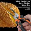 Anti-slip Handle Durian Opening Tool Labor Saving Durian Pliers Kitchen Fruit Tool  Durian Opening