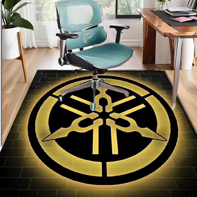 Yamaha Pattern Rug, Indoor/Outdoor Mat, for Picnic, Gameroom, Bedroom, Office, Living Room, Home Decor Carpet, Birthday Gift