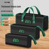 Heavy-Duty Waterproof Electrician Tool Bag, Wear-Resistant Canvas, Multi-Function Portable Storage.