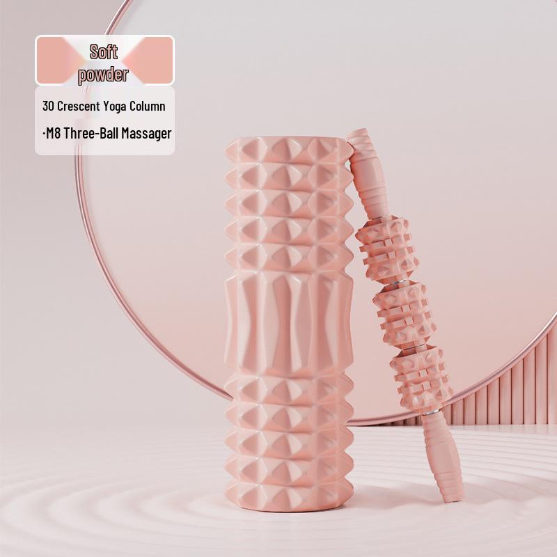 SanFan Yoga Foam Roller Set: Muscle Relaxation, Slim Calves, Wolf Tooth & Fascia Ball Massage Rollers.