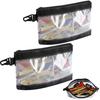 Compact, Waterproof Tool Bag with Clear Window, Portable Gadget Pouch with Durable Metal Hooks, Perfect for Carrying Tools, Stationery, Cables, and Ot
