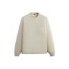 Kith Футболка Quinn с длинными рукавами Sediment Unisex Tops Cream KHM031552-262