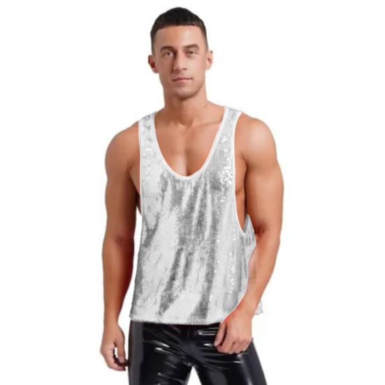 Мужской жилет с круглым вырезом без рукавов свободного кроя, однотонные топы-майки, быстросохнущие, универсальные, в уличном стиле, повседневная одежда