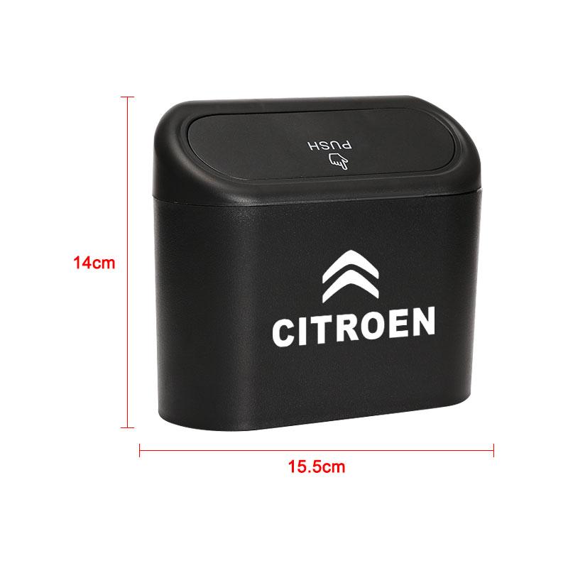 Car Trash Can Storage Box Vehicle Multifunctional Garbage Dust Case For Citroen C1 C2 C3 C4 C5 C6 C8 C4L DS3 DS4 DS6 Accessories anw123