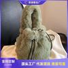 Plush Bag Women's Autumn and Winter New Niche Plush Shoulder Messenger Bag Portable Bucket Bag