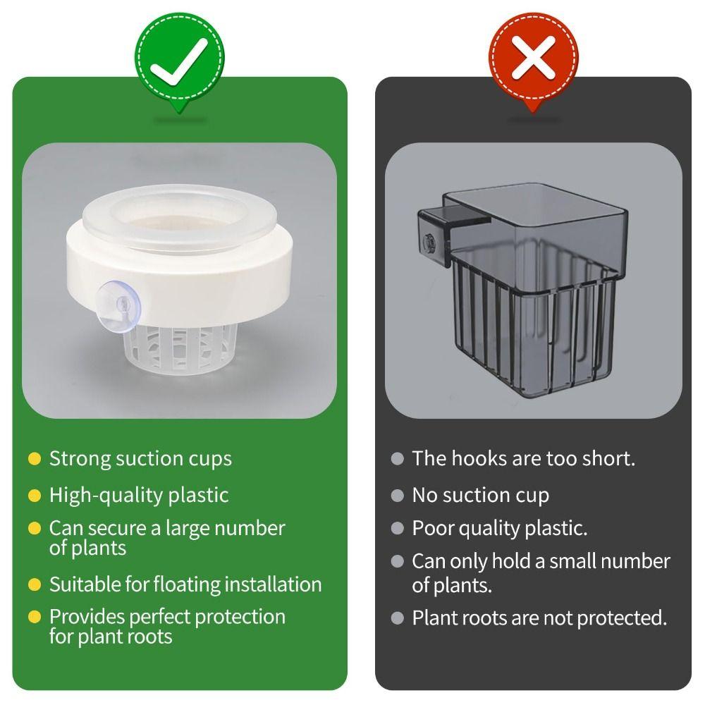 Floating Hydroponic Planting Basket Plastic Water Culture Planter Hydroponic Plants